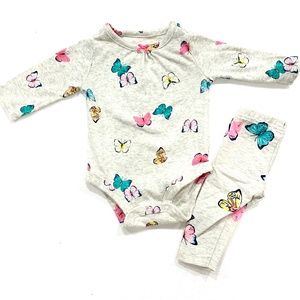 Carter's Baby Butterfly Body Suit and Leggings